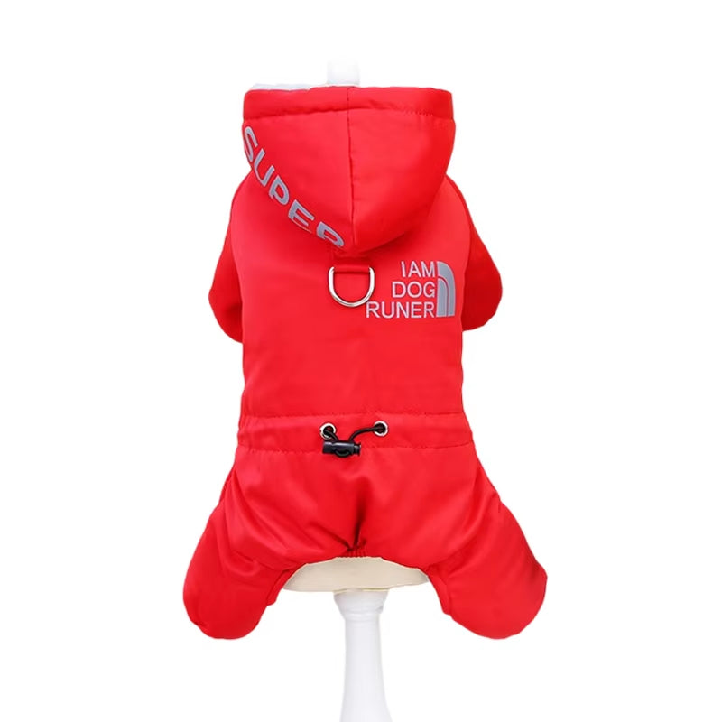 Winter Waterproof Dog Coat Warm Pet Jacket Puppy Reflective Hoodies for Small Medium Dogs Cats Clothes French Bulldog Costumes - Chriswell’s
