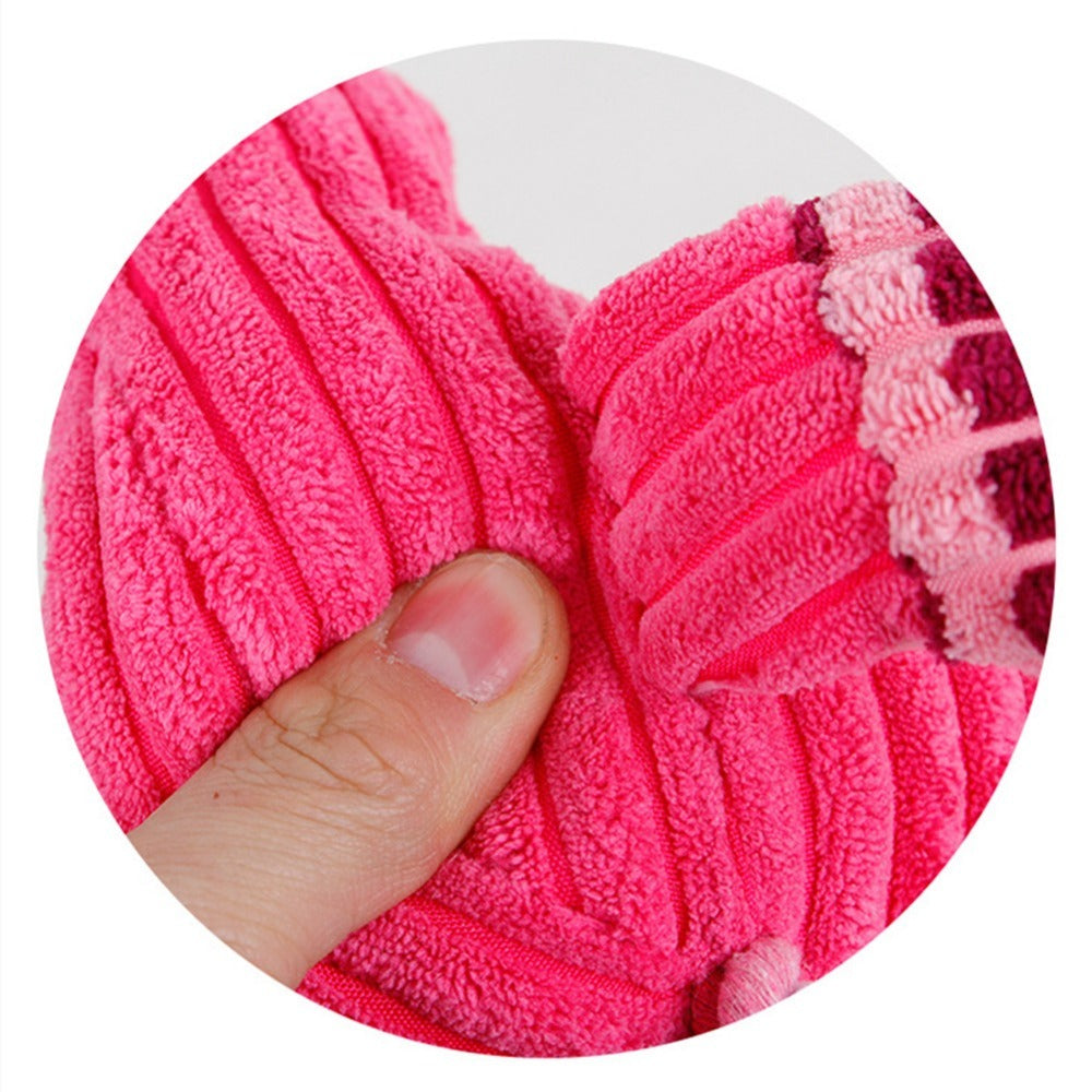 Vocal Animal Plush Dog Toy for Molar Teeth Cleaning and Training - Chriswell’s