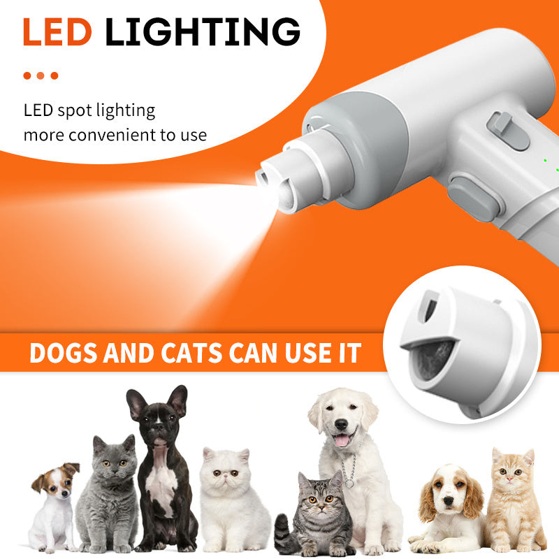 Pet Nail Polish Gentle Non Toxic Easy to Use Electric Nail Grinder for Dogs and Cats - Chriswell’s