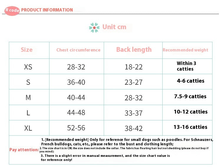 Colorful Stripes Comfortable Pet Sweater for Small Dogs - Chriswell’s