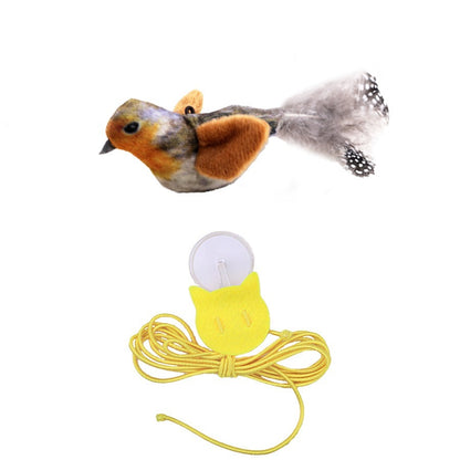 Pet Sound Bird Toy for Cats and Dogs, Safe Durable Anti-Bite Material, Alleviates Pet Anxiety, Random Colors - Chriswell’s