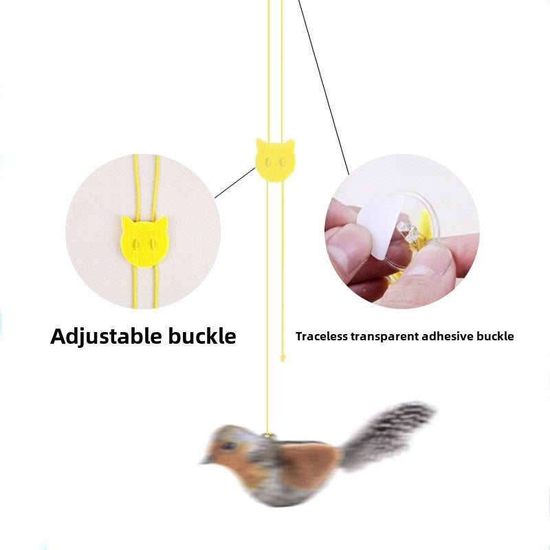 Pet Sound Bird Toy for Cats and Dogs, Safe Durable Anti-Bite Material, Alleviates Pet Anxiety, Random Colors - Chriswell’s