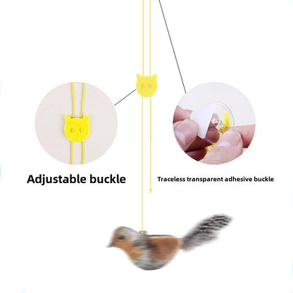 Pet Sound Bird Toy for Cats and Dogs, Safe Durable Anti-Bite Material, Alleviates Pet Anxiety, Random Colors - Chriswell’s