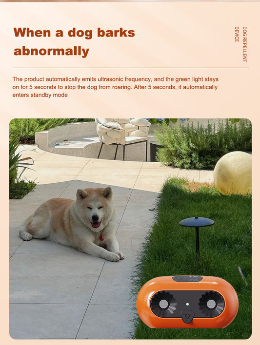Anti Bark Device Keep things peaceful with our pet-safe Anti Bark Device! It uses gentle sound to stop barking—no shocks, just smart training.