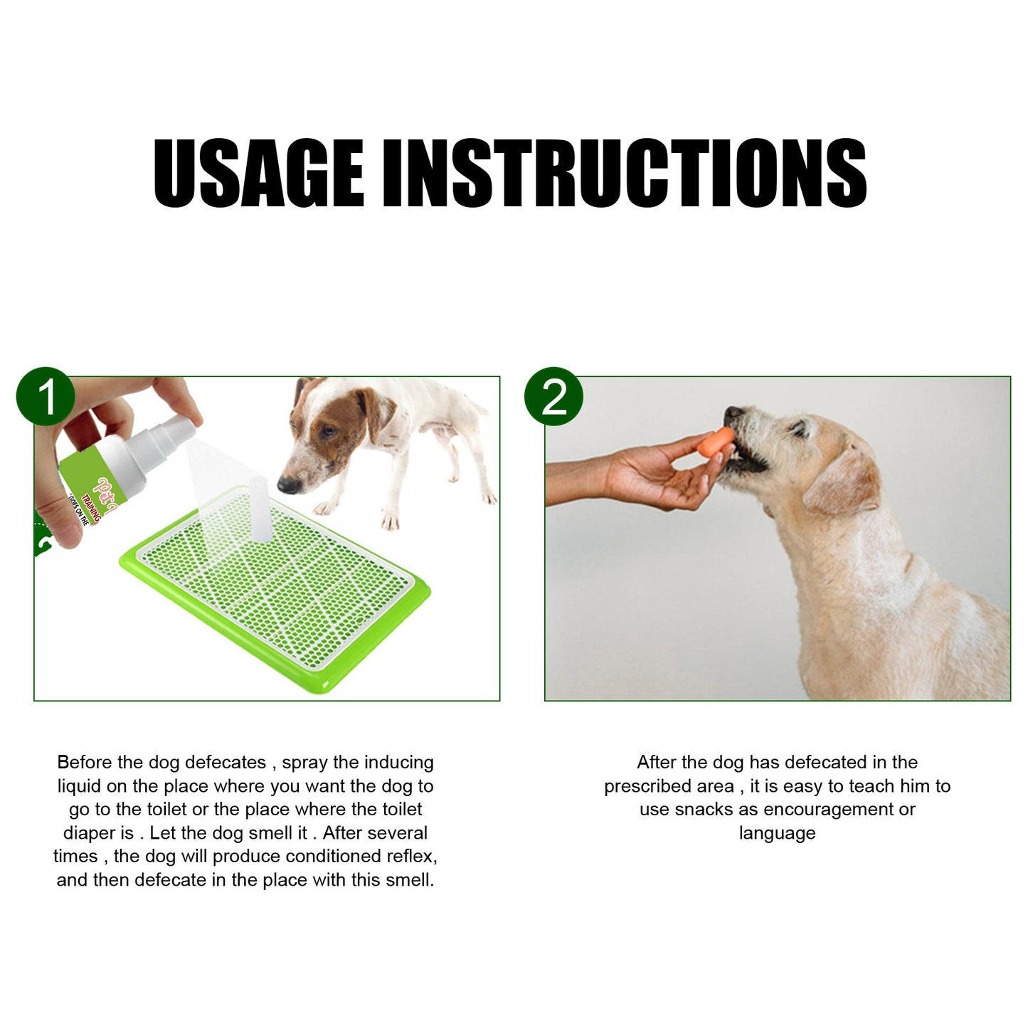 Yegbong Pet Toilet Inducer Helps Train Pets to Use Designated Bathroom Spots with Natural Pet Safe Scents - Chriswell’s