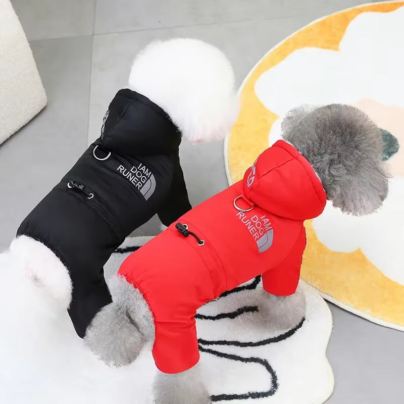 Winter Waterproof Dog Coat Warm Pet Jacket Puppy Reflective Hoodies for Small Medium Dogs Cats Clothes French Bulldog Costumes - Chriswell’s