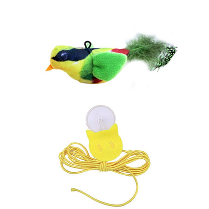 Pet Sound Bird Toy for Cats and Dogs, Safe Durable Anti-Bite Material, Alleviates Pet Anxiety, Random Colors - Chriswell’s