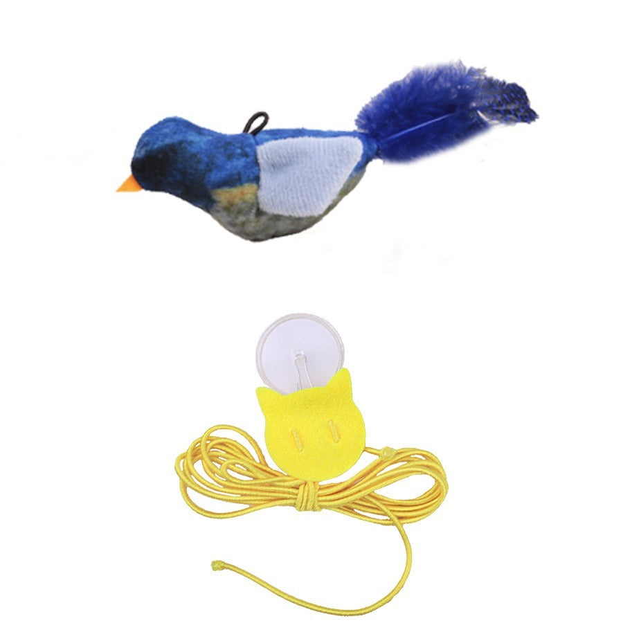 Pet Sound Bird Toy for Cats and Dogs, Safe Durable Anti-Bite Material, Alleviates Pet Anxiety, Random Colors - Chriswell’s