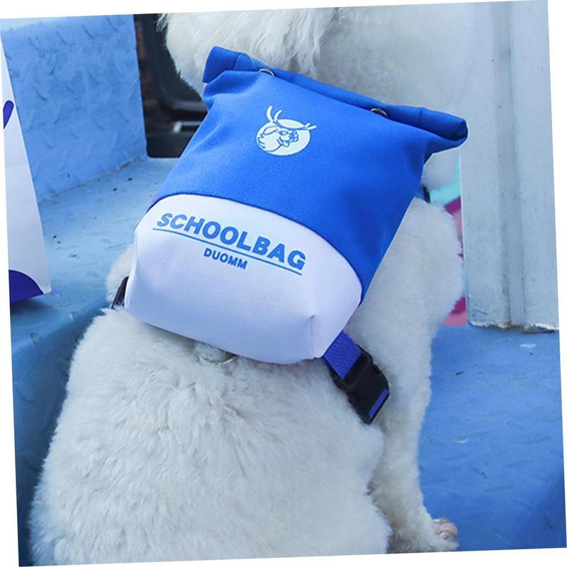 Pet Self Backpack Small Dog Outdoor Rucksack Portable Dog Vest Travel Strap Polyester Dog Supply Bag - Chriswell’s