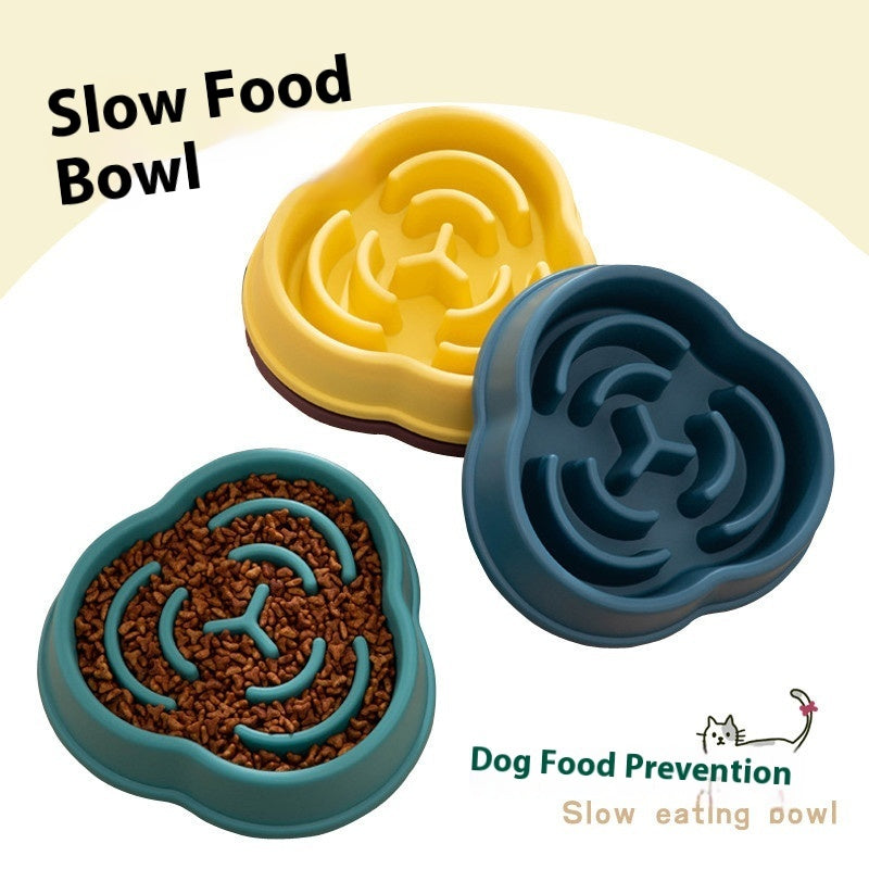 Pet Slow Feeding Bowl Anti-Choke Anti-Skid Dog Bowl for Cats - Chriswell’s
